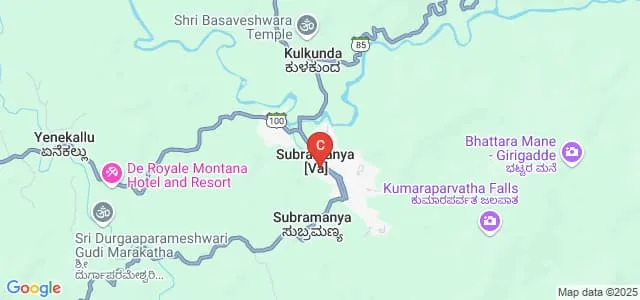 Kukke Sri Subrahmanyeshwara College, Mangalore Map