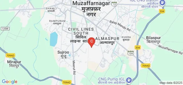 Shri Ram College of Law, Muzaffarnagar Map