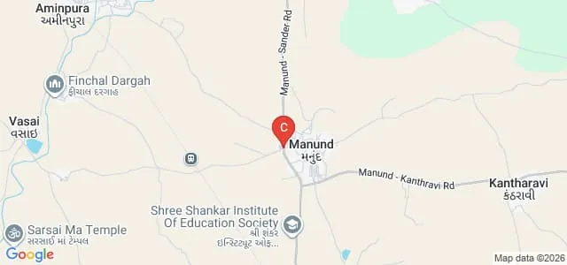 Shree Shankar College of Education, Manund Map