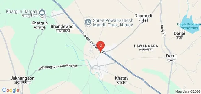 Shahajiraje Mahavidyalaya, Khatav Map