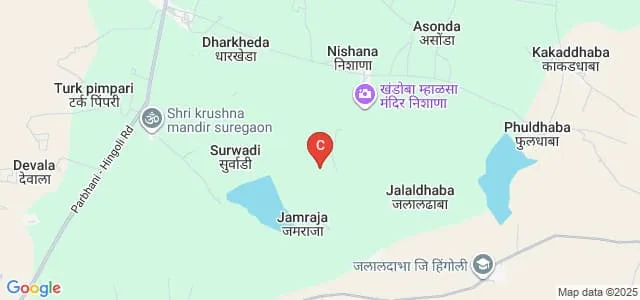 Shri Yoganand Swami Arts Mahavidyalaya, Hingoli Map
