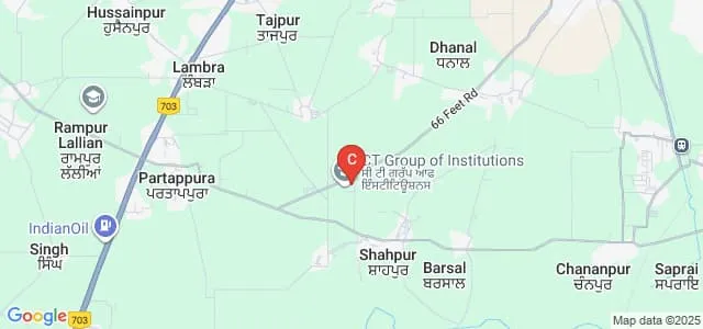 CT Polytechnic College, Jalandhar Map