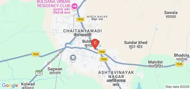 Government College of Education, Buldhana Map