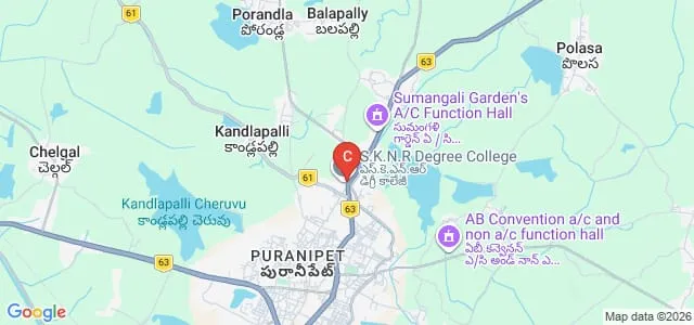 SKNR Government Arts and Science College, Jagtial Map