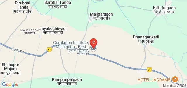 PA PU Gurumauli Annasaheb More Ayurved College, Beed Map