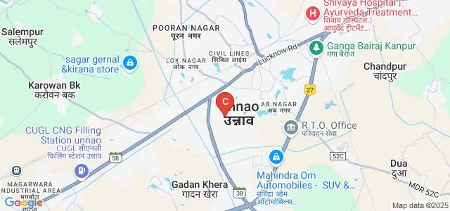 DSN PG College, Unnao Map
