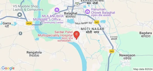 Sardar Patel College of Technology, Balaghat Map