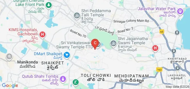 Apollo Institute of Hospital Administration, Hyderabad Map