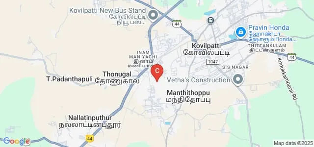 Government Arts and Science College, Kovilpatti Map