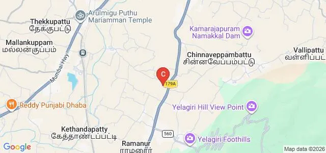 Amritalaya College of Education, Vellore Map