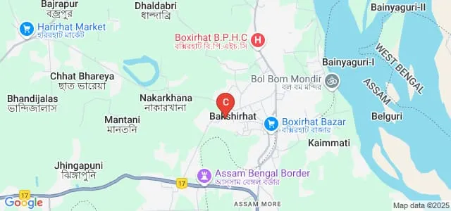 Bakshirhat Mahavidyalaya, Cooch Behar Map