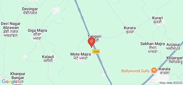 Shaheed Udham Singh Engineering College, Tangori Map