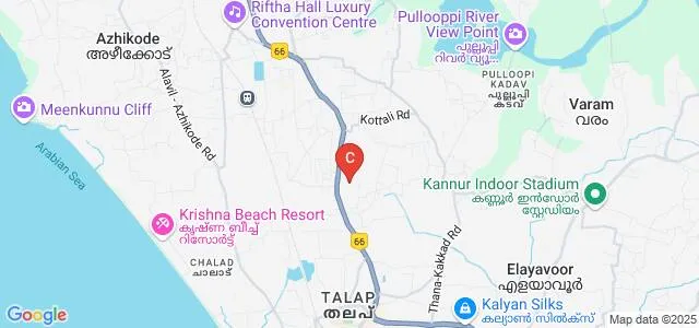Krishna Menon Memorial Government Women's College, Kannur Map