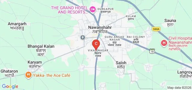 DAN College of Education for Women, Nawanshahr Map
