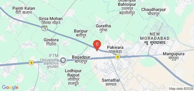 Faculty of Engineering, Teerthanker Mahaveer University, Moradabad Map