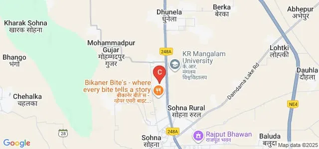Centre of Excellence Occupational Health, Safety, Fire and Environment GD Goenka University, Gurugram Map
