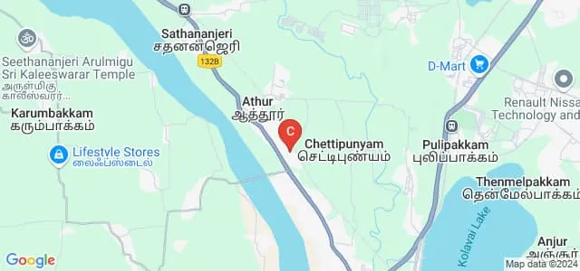 Indira Gandhi College of Engineering and Technology for Women, Kancheepuram Map