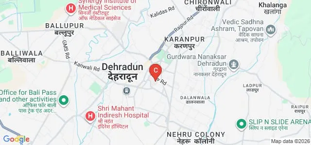 MKP PG College, Dehradun Map