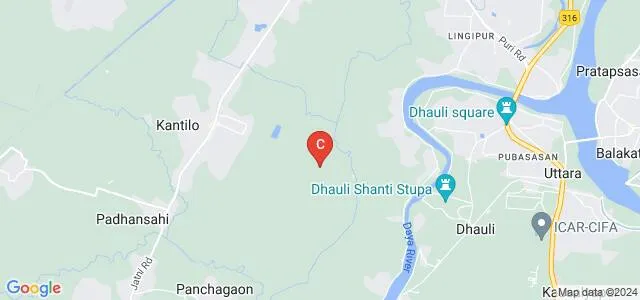 Krupajal Computer Academy, Bhubaneswar Map