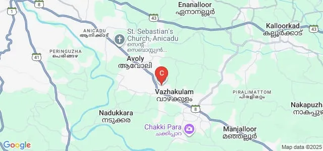Viswajyothi College of Engineering and Technology, Ernakulam Map