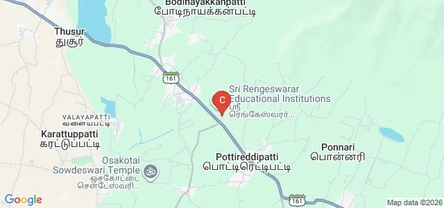 Sree College of Education, Namakkal Map