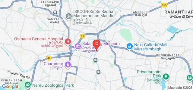 Mangamma Memorial School of Nursing, Hyderabad Map