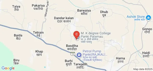 Majdoor Kishan College, Panki Map