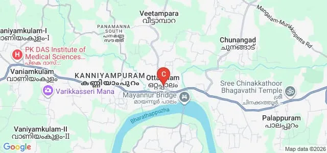 NSS Teacher Training College, Ottapalam Map