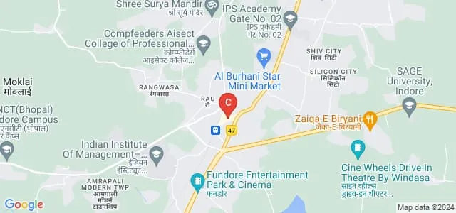 Madhuban Institute of Professional Studies, Indore Map