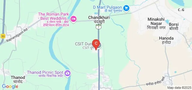 Chhatrapati Shivaji Institute of Technology, Durg Map
