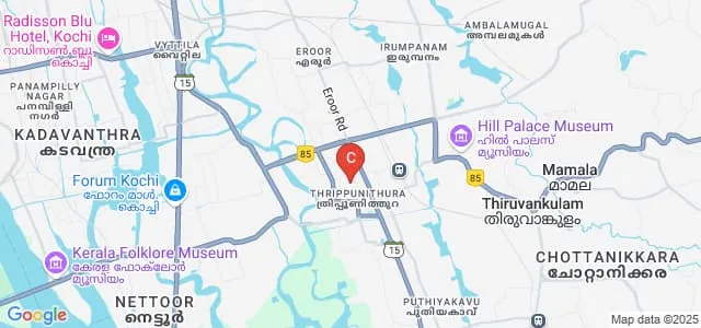 Chinmaya College of Arts Commerce and Science, Ernakulam Map