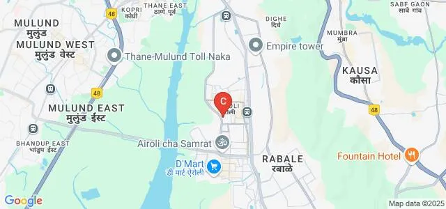 Jnan Vikas Mandal's Mehta Degree College, Airoli Map