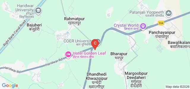 COER Medical College of Ayurveda and Hospital, Roorkee Map