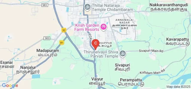 Sree Arumugham Arts and Science College, Cuddalore Map