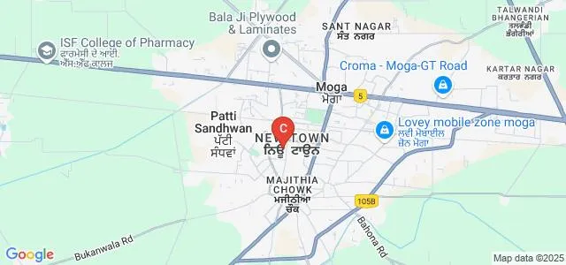 DM College, Moga Map