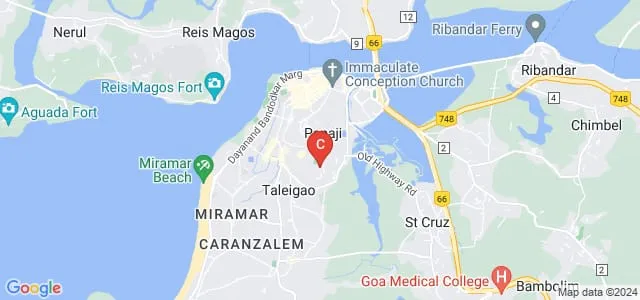 Goa College of Music, Panaji Map
