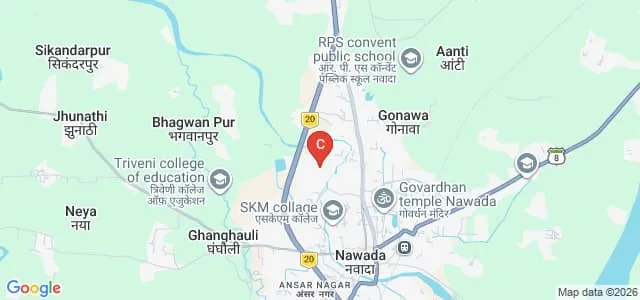 Modern College of Education, Nawada Map