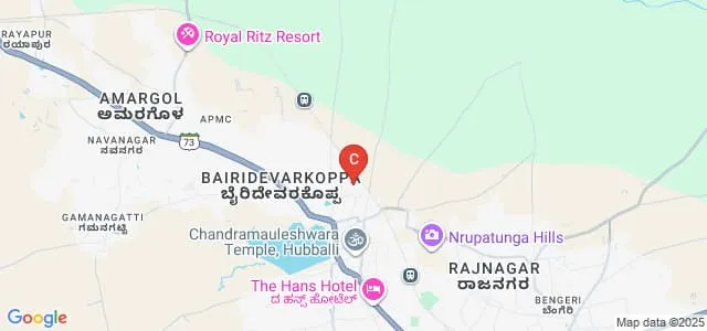 Chetan Business School Institute of Management and Research, Hubli Map