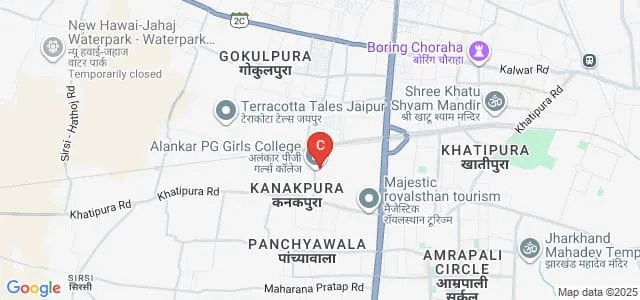 Alankar Girls Law College, Jaipur Map