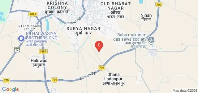 Government College of Education, Bhiwani Map
