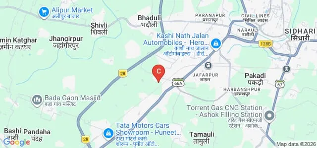 Baba Vishwanath Mahavidyalaya, Azamgarh Map