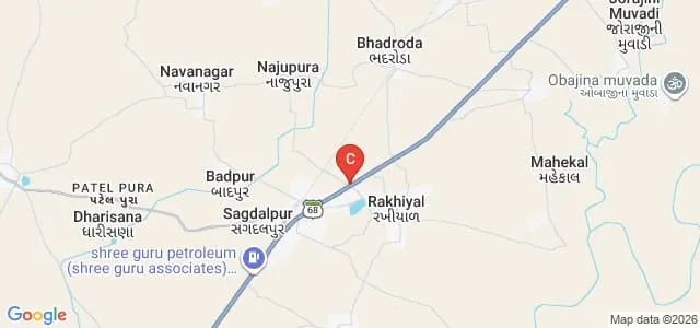 Loknad B Ed College, Gandhinagar Map