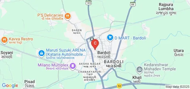 Dr Dayaram Patel Pharmacy College, Bardoli Map