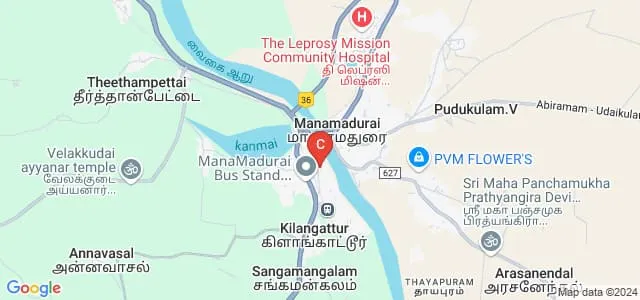 Pannai College of Engineering and Technology, Sivaganga Map