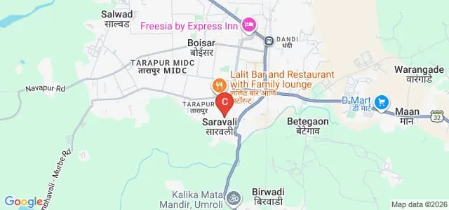 AGS College of Education, Boisar Map