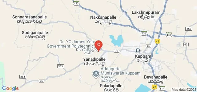 Dr YC James Yen Government Polytechnic, Kuppam Map