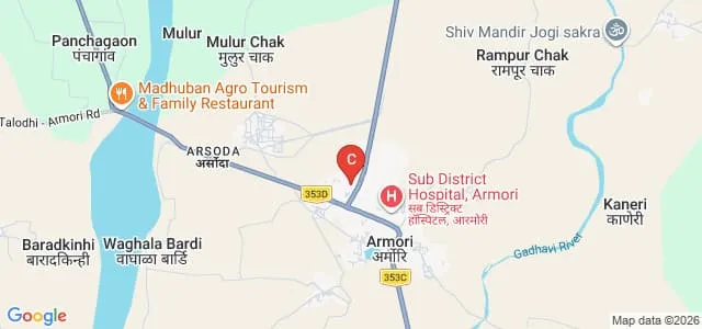 Mahatma Gandhi Arts, Science and Late Nasaruddhinbhai Panjwani Commerce College, Armori Map