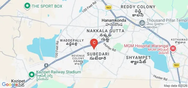 University PG College for Women, Warangal Map