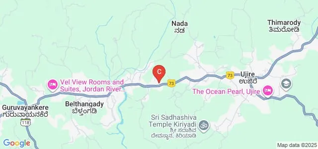 Prasanna College of Nursing, Belthangady Map