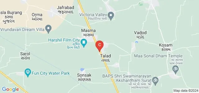ML Parmar Science College, Surat Map